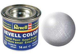 Revell Barva emailová - 32190: metalická stříbrná (silver metallic)