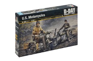 Italeri Model Kit military 0322 - U.S. MOTORCYCLES WW2 (1:35)