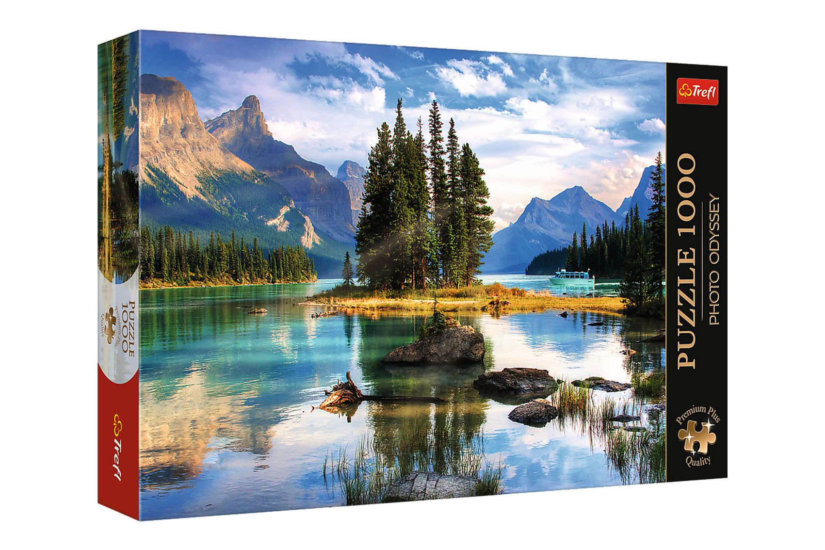 Trefl Puzzle Premium Plus - Photo Odyssey:  Ostrov duchů, Kanada 1000 dílků 68,3x48cm v krabici 40x27x6cm