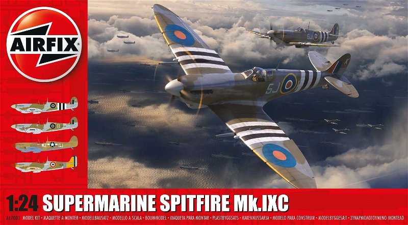 Airfix Classic Kit letadlo A17001 - Supermarine Spitfire Mk.Ixc (1:24)