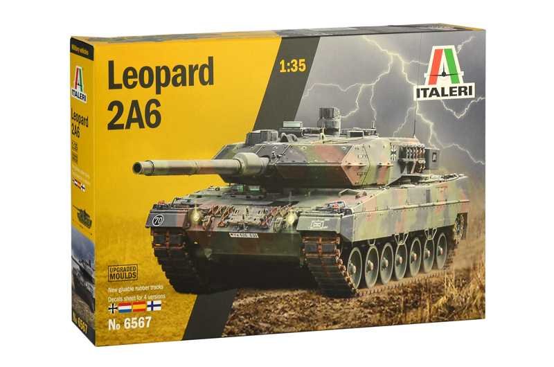 Italeri Model Kit tank 6567 - Leopard 2A6 (1:35)
