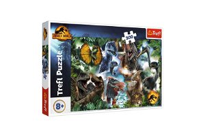 Trefl Puzzle Oblíbení dinosauři/Jurassic World 300dílků 60x40cm v krabici 40x27x4,5cm