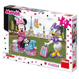 Dino Minnie dětské puzzle WD Minnie v  Paříži 24D