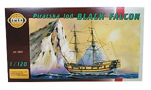 Směr modely plastové BLACK Falcon loď 1:120