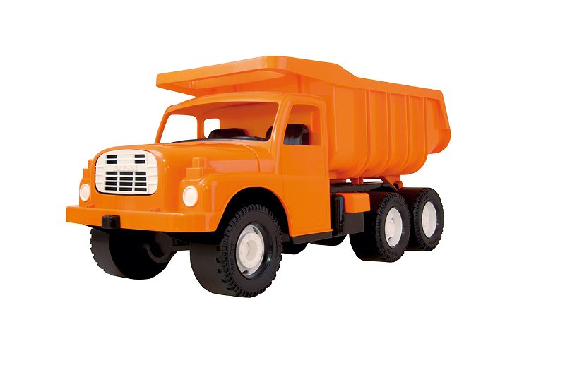 Dino Auto nákladní dětská plastová Tatrovka Tatra 148 na písek oranžová 73cm