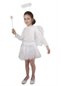 Rappa Sukně tutu anděl s křídly a příslušenstvím