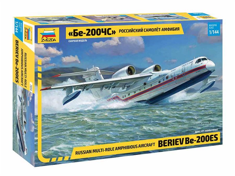 Zvezda Model Kit letadlo 7034 - Beriev Be-200 Amphibious Aircraft (1:144)