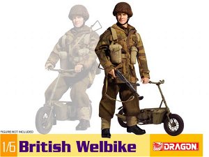 Dragon Model Kit military 75034 - BRITISH WELBIKE (1:6)