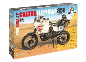 Italeri Model Kit motorka 4643 - Cagiva "Elephant" 850 Paris-Dakar 1987 (1:9)