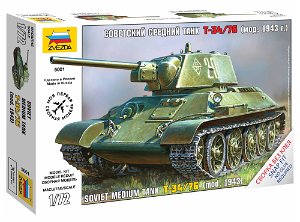 Zvezda Snap Kit tank Z5001 - T-34/76 (1:72)