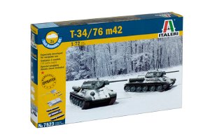 Italeri Fast Assembly tanky 7523 - T 34 / 76 m42 (1:72)