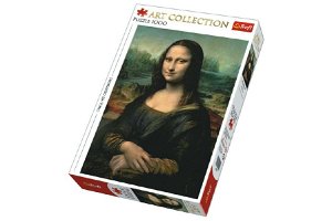 Trefl Puzzle Mona Lisa 1000 dílků 48x68cm v krabici 40x27x6cm