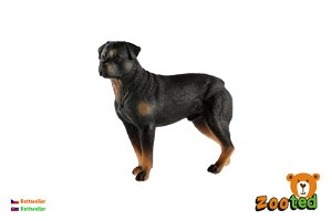 ZOOted Rottweiler - pes domácí zooted plast 8cm v sáčku