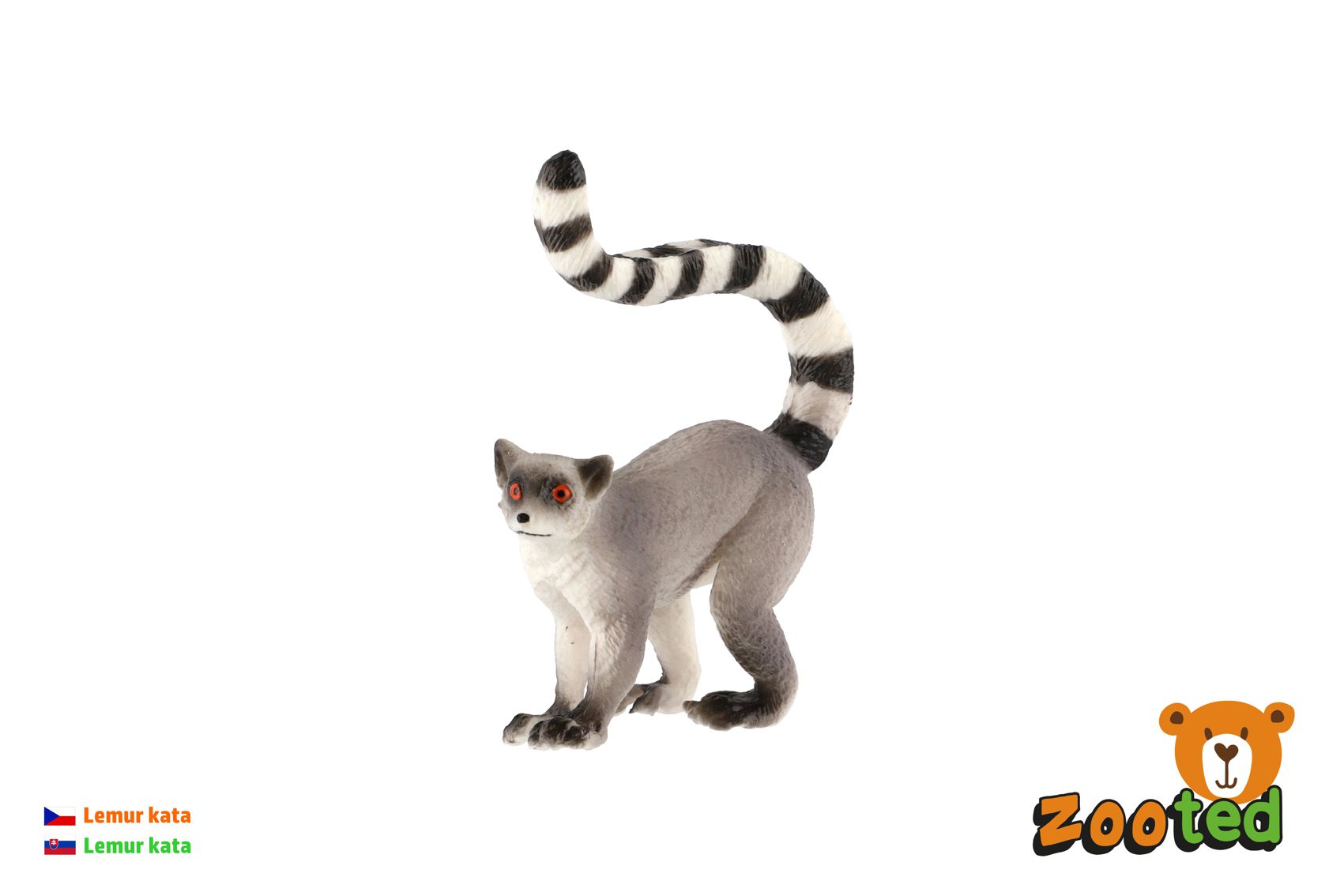 ZOOted Lemur kata zooted plast 7cm v sáčku