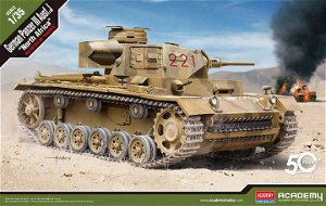 Academy Model Kit tank 13531 - German Panzer III Ausf.J "North Africa" (1:35)