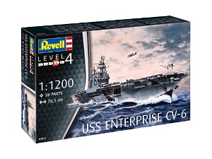 Revell Plastic ModelKit loď 05824 - USS Enterprise (1:1200)