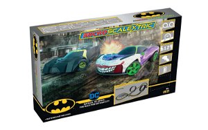Scalextric Autodráha MICRO SCALEXTRIC G1177M - Batman vs Joker The Race For Gotham City (Battery Powered) (1:64)