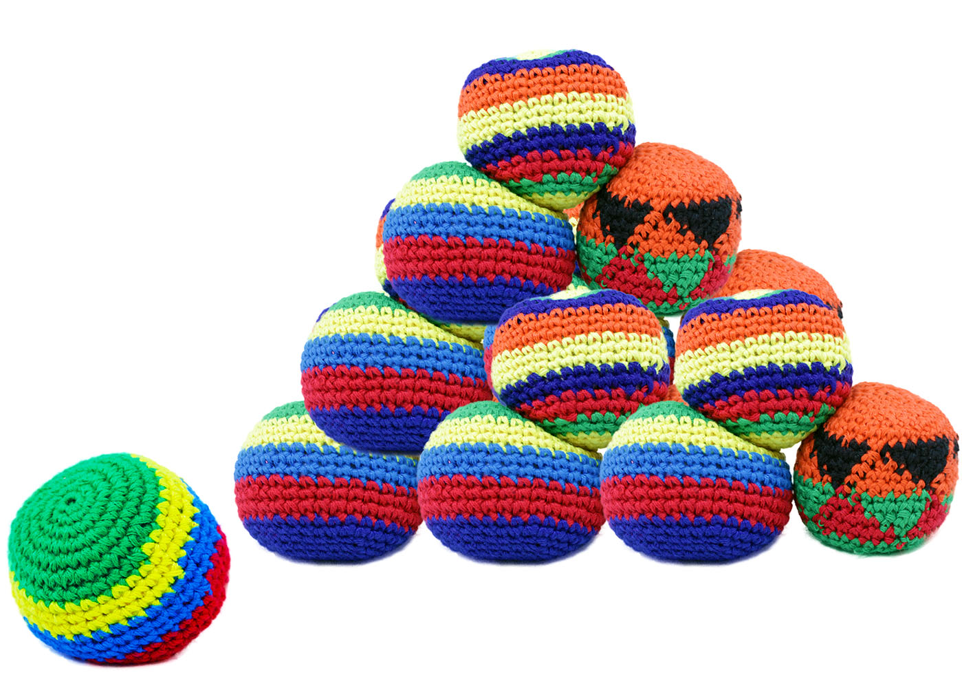 Rappa míček Hakisak - Footbag barevný