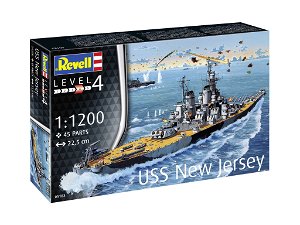Revell Plastic ModelKit loď 05183 - USS New Jersey (1:1200)