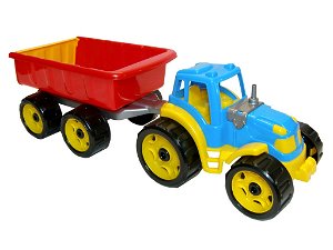 Rappa Traktor plastový s vlečkou