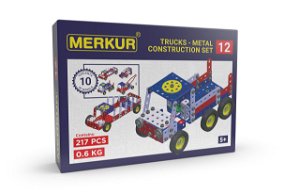 MERKUR - Stavebnice Merkur 012 Odtahové vozidlo, 217 dílů, 10 modelů