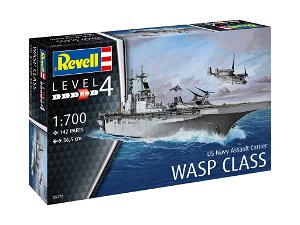Revell Plastic ModelKit loď 05178 - Assault Carrier USS WASP CLASS (1:700)