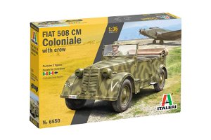 Italeri Model Kit tank 6550 - 508 CM "COLONIALE" STAFF CAR (1:35)