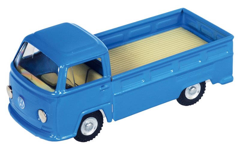 Kovap Dodávka VW T2 valník kov 12cm modrý v krabičce Kovap