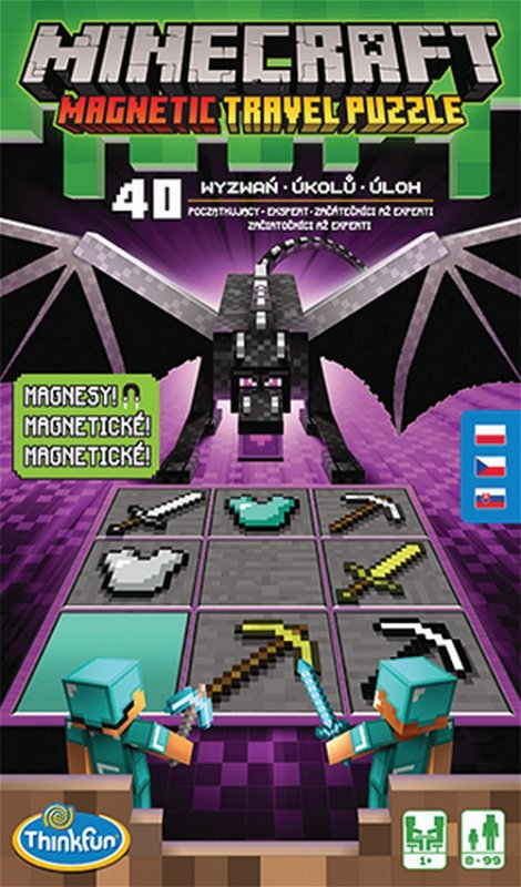 Ravensburger ThinkFun Minecraft Magnetická cestovní hra