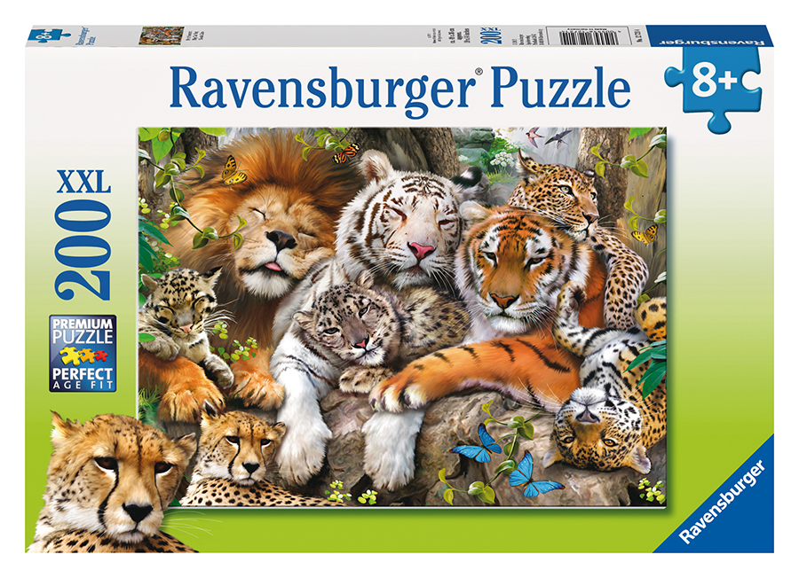 Ravensburger puzzle Velká kočka 200d