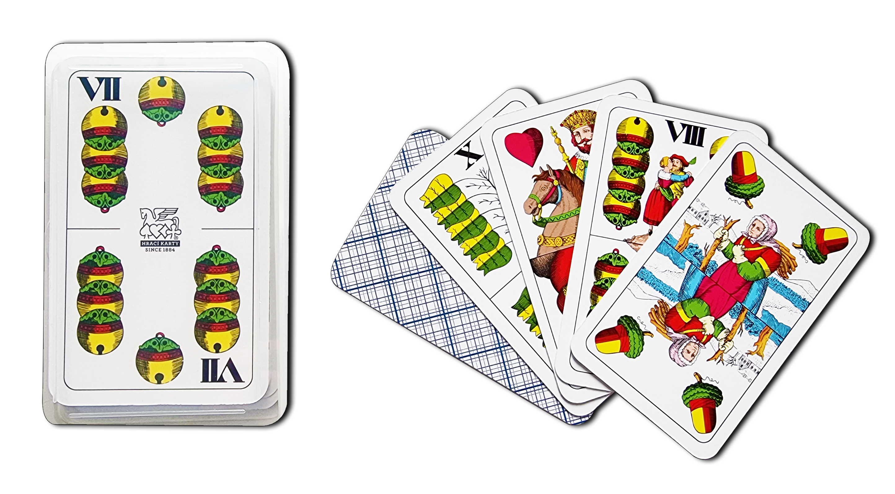 Hrací karty Wooky Mariáš dvouhlavý - káro