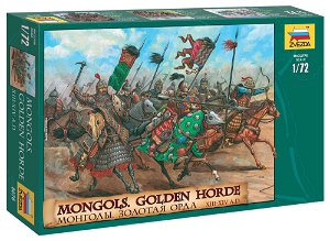 Zvezda Wargames (AoB) figurky 8076 - Mongols - Golden Horde (1:72)