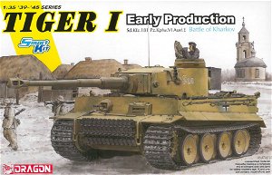 Dragon Model Kit tank 6950 - Tiger I Early Production Battle of Kharkov (Smart Kit) (1:35)
