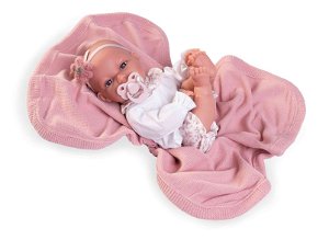 Rappa Antonio Juan - TONETA - realistická panenka miminko se speciální pohybovou funkcí-34 cm
