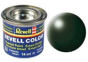 Revell Barva emailová - 32363: hedvábná tmavě zelená (dark green silk)