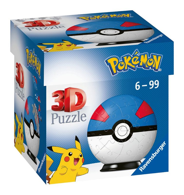 Ravensburger Puzzle-Ball Pokémon Motiv 2 - položka 54 dílků