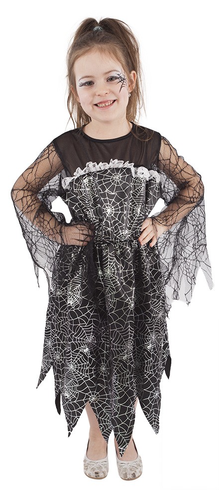 Rappa Dětský kostým s pavučinou na čarodějnice/Halloween (S) e-obal