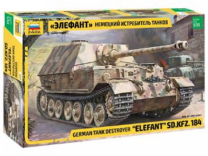 Zvezda Model Kit military 3659 - Elefant Sd.Kfz.184 (1:35)