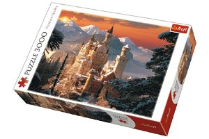 Trefl Puzzle Zimní zámek Neuschwanstein 3000 dílků 116x85cm v krabici 40x27x9cm