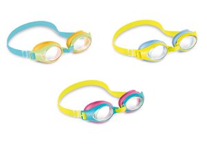 Intex Plavecké brýle dětské barevné 15cm 3 barvy na kartě 3-8 let