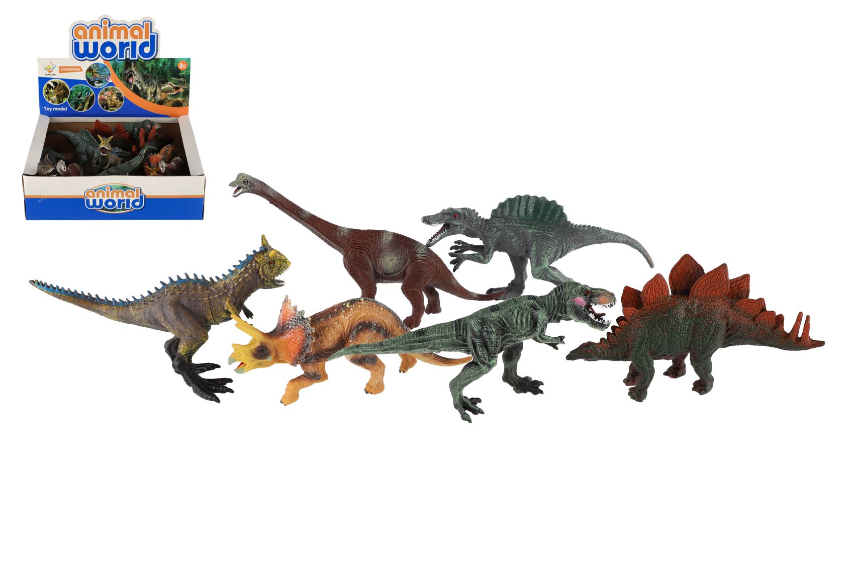 Teddies Zvířátko dinosaurus plast 15-22cm mix druhů