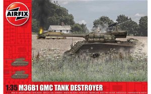 Airfix Classic Kit tank A1356 - M36B1 GMC (U.S. Army) (1:35)