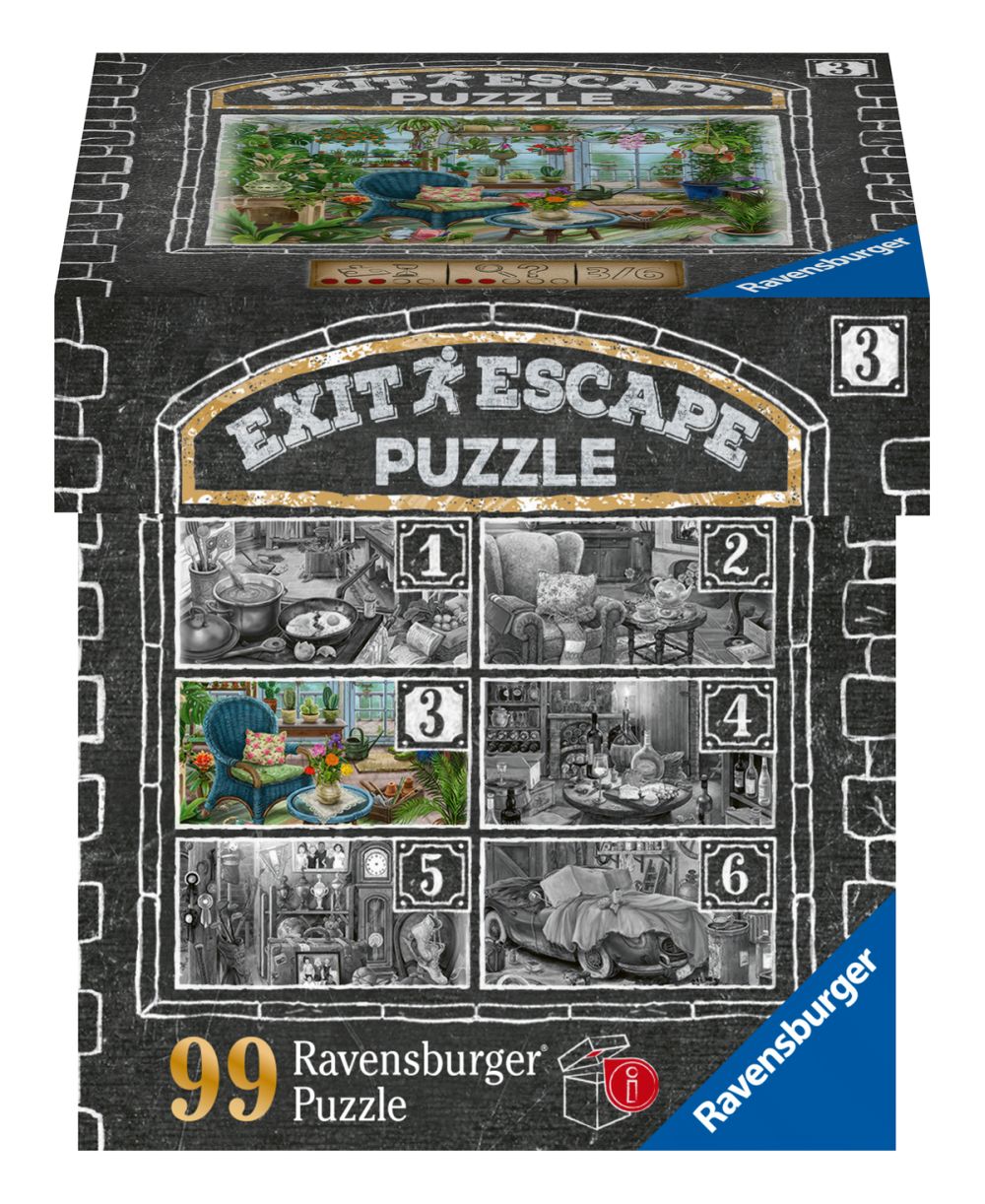Ravensburger Exit Puzzle: Zimní zahrada 99 dílků