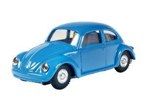 Kovap Auto VW brouk na klíček kov 11cm modré v krabičce Kovap
