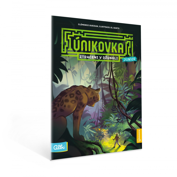 Albi Kniha Únikovka Junior - Ztraceni v džungli