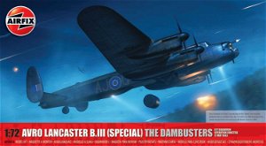 Airfix Classic Kit letadlo A09007A - Avro Lancaster B.III (SPECIAL) 'THE DAMBUSTERS' (1:72)