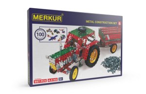 MERKUR - Stavebnice Merkur 6, 940dílů, 100 modelů
