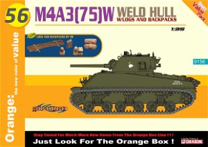 Dragon Modelkit tank 9156 - M4A3(75)W Welded Hull (1:35)