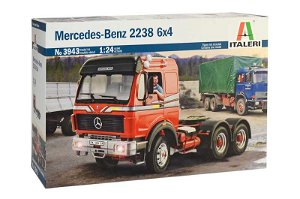 Italeri Model Kit truck 3943 - Mercedes-Benz 2238 6x4 (1:24)