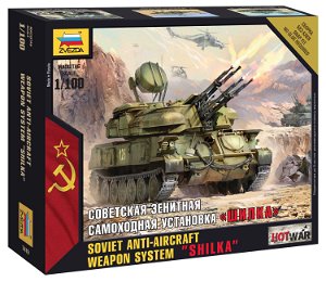 Zvezda Wargames (HW) military 7419 - Anti-Aircraft Weapon System Shilka (1:100)